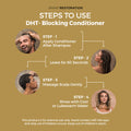 Steps to use DHT blocking conditioner
